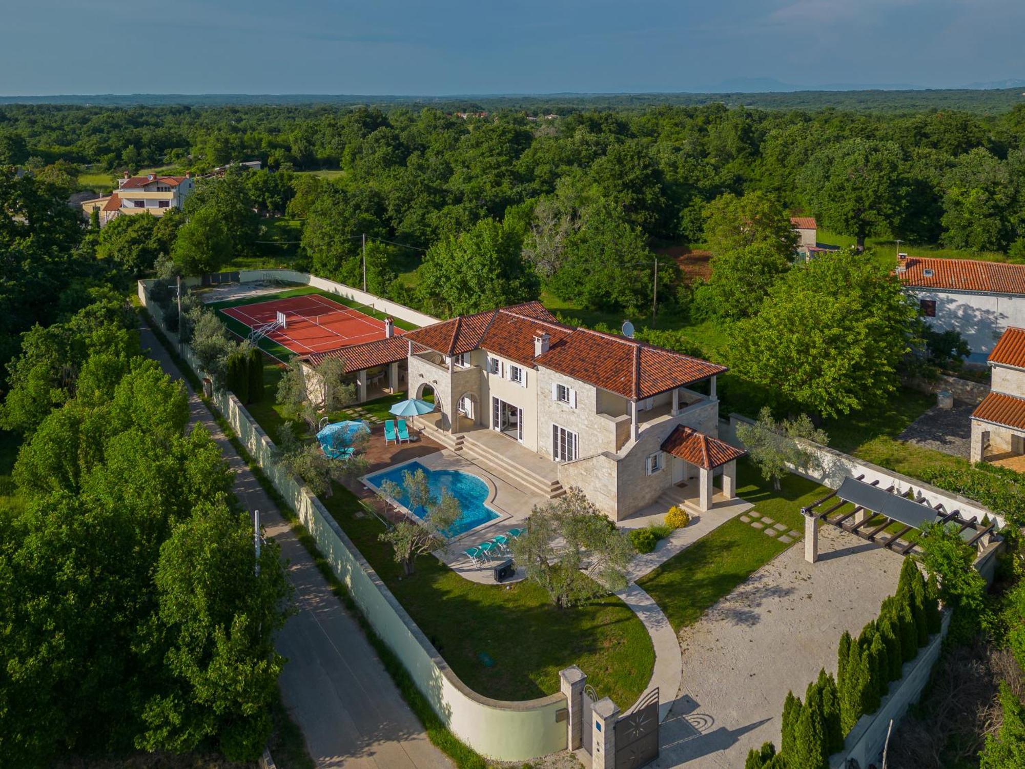Villa Ortensia Mit Beheiztem Pool By Istrialux Svetvinčenat 外观 照片